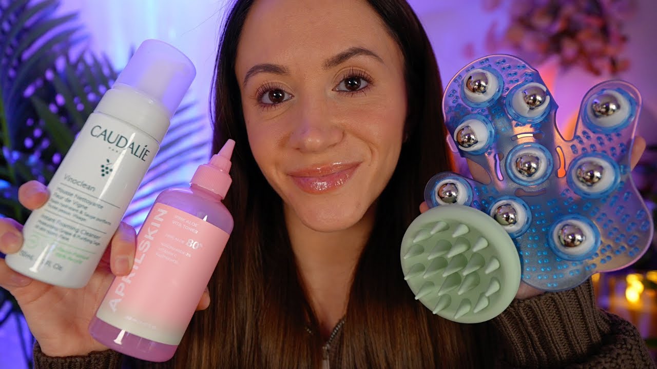 ASMR Pampering You Back To Sleep 💤 (personal attention, skincare, scalp massage)