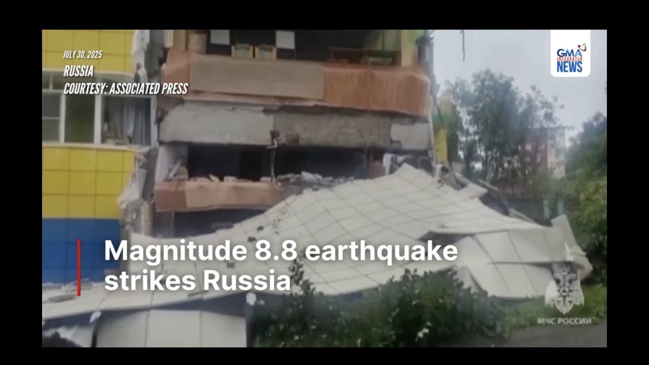 Magnitude 8.8 earthquake strikes Russia | GMA Integrated News