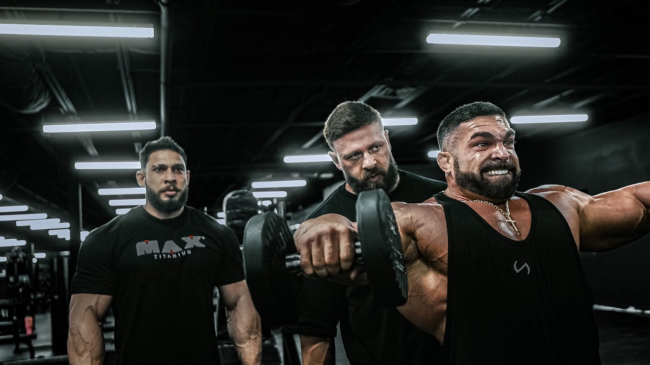 BIG CHEST DAY | 2 WEEKS OUT | MR OLYMPIA DEREK LUNSFORD