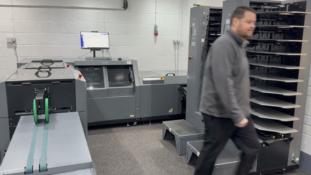 A quick demonstration of the Used Duplo iSaddle Booklet Maker (2018) we now have in stock