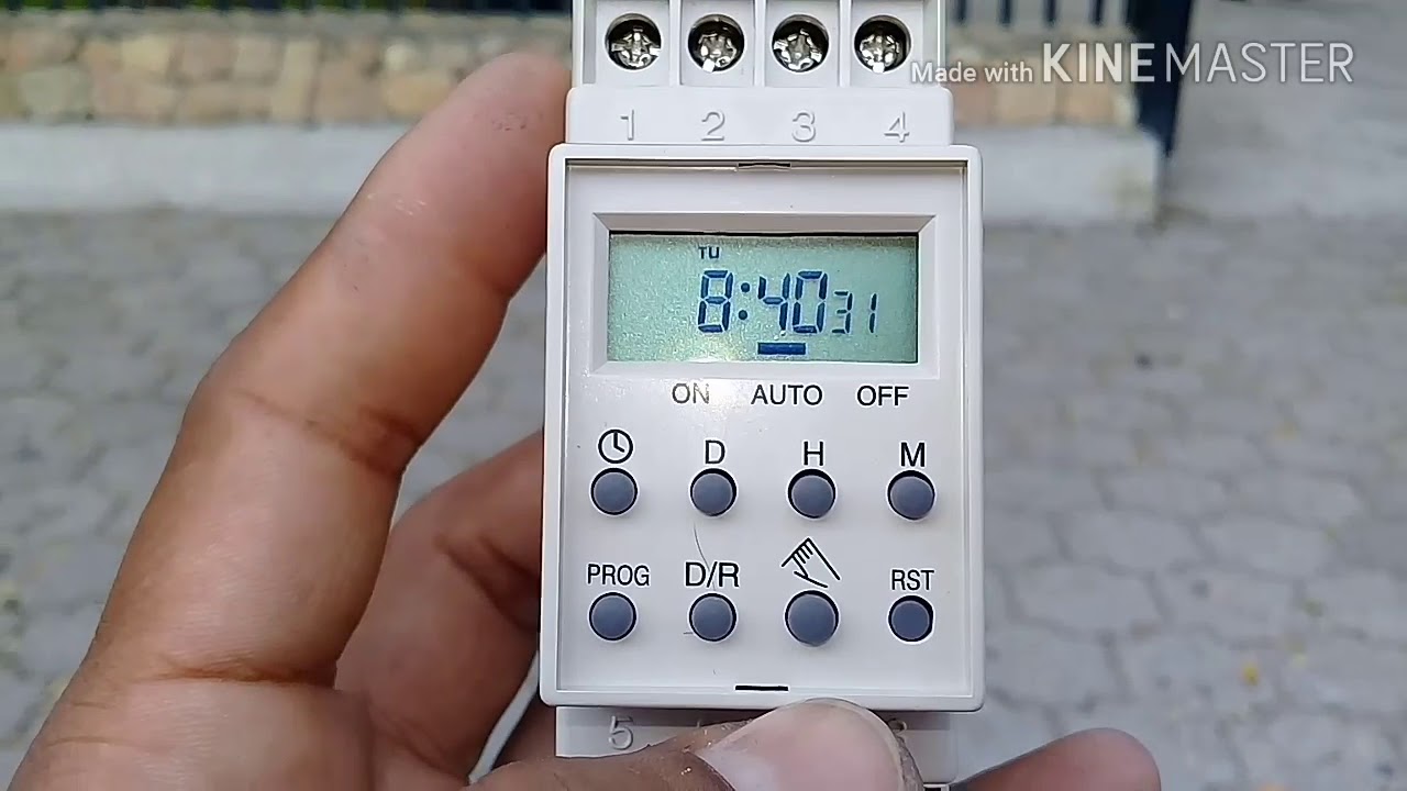 Aprende hoy como configurar un timer  (reloj programado)