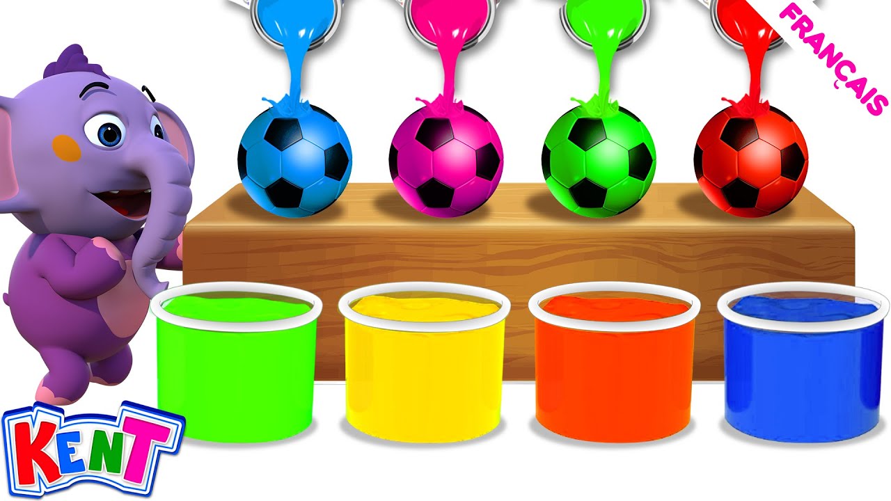 Apprendre les couleurs Ball | Comptines | | B&eacute;b&eacute; Kent
