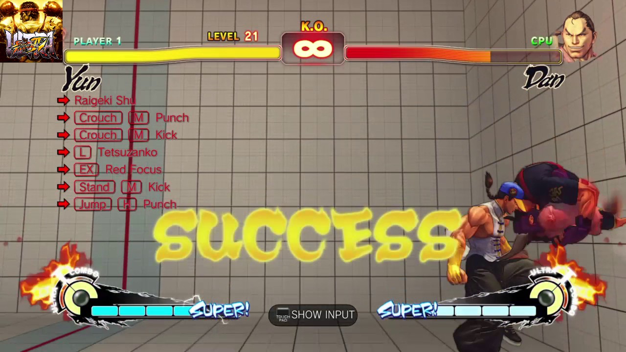Ultra Street Fighter IV - Yun Ultra Trial 21