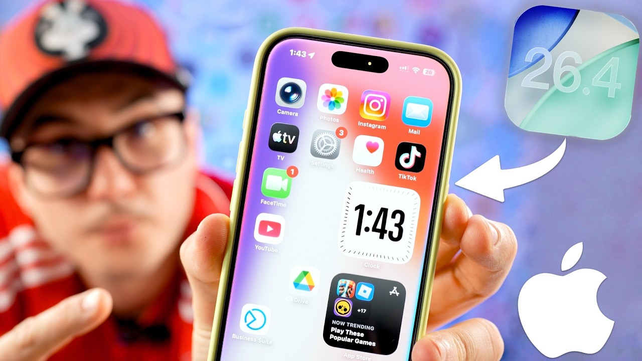 iOS 26.4 dodaje 12 NOWOŚCI do Twojego iPhone'a! Brak usprawnionej Siri ❌