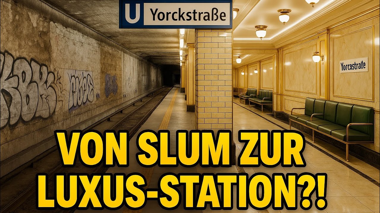 Berlin Yorkstraße wird zum Designer U-Bahnhof! 😱🔥 Hier fließen Deutsche Steuergelder!