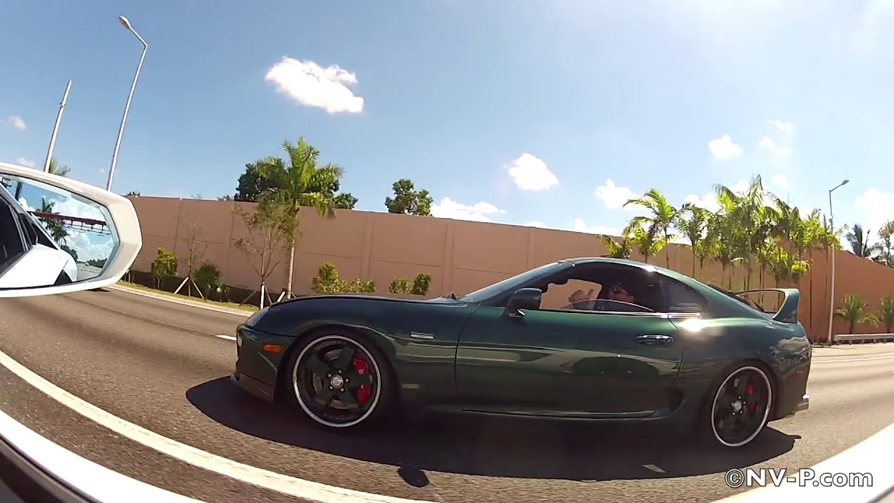 Aventador vs High HP Supra