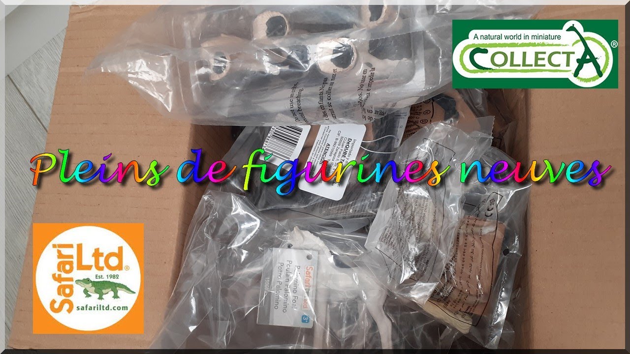 Ouverture de colis venant d'Espagne (figurines neuves moins chers !)