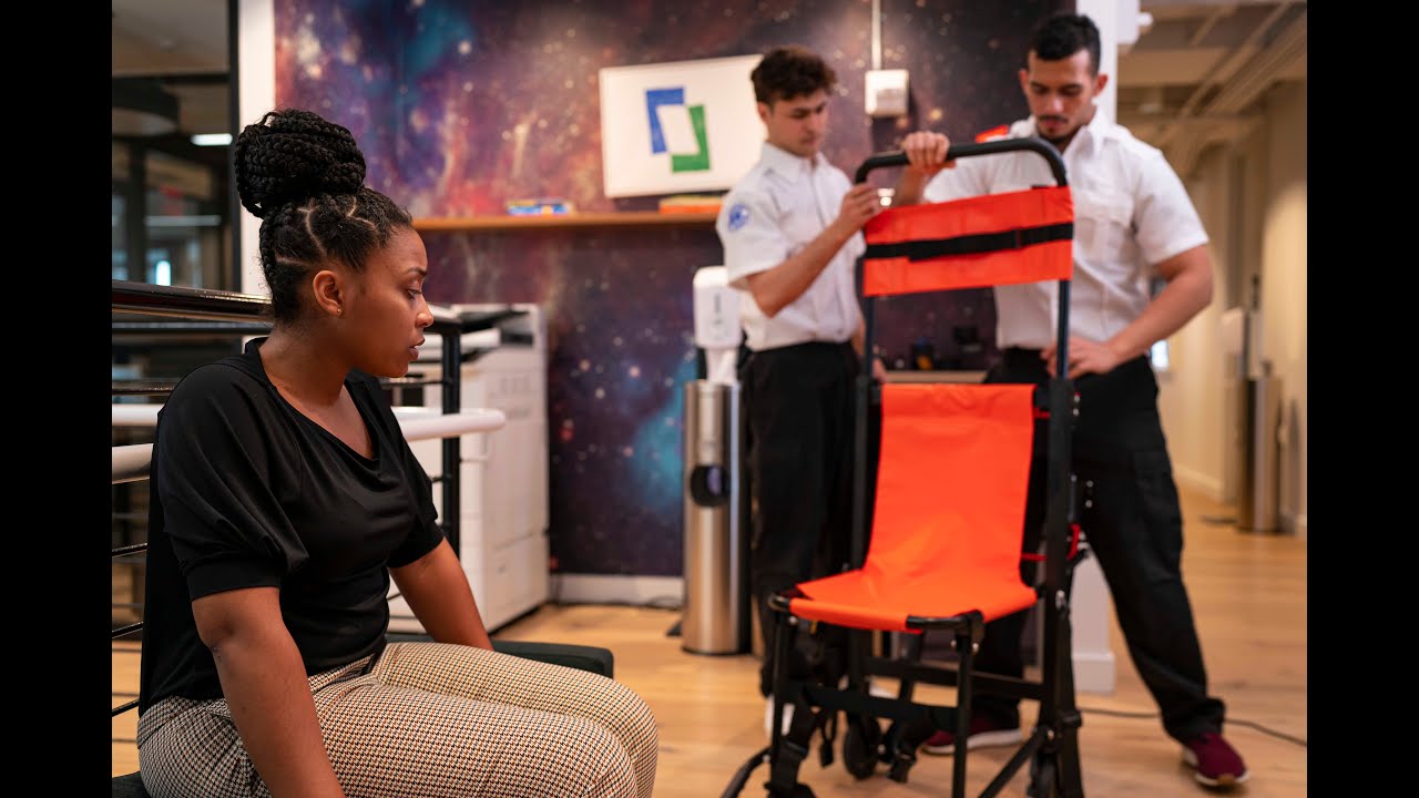 EZ Evacuation Chair for Emergency Professionals | Stair Chair for Buildings | Mobile Stairlift