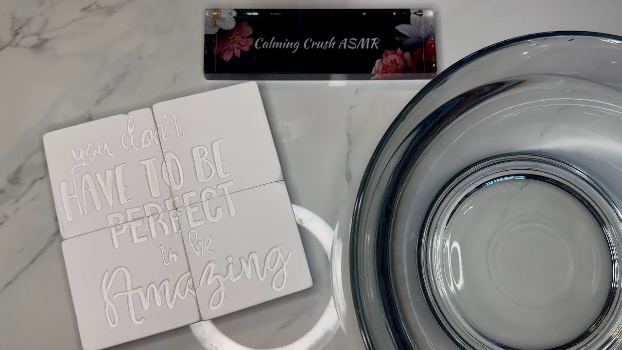 Fresh Start Monday with a Crunchy Water Gym Chalk Crush Sounds  | Sizzling ASMR for Calming