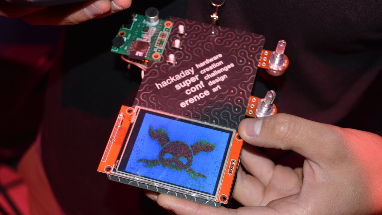 Модификация значков суперконференции Hackaday