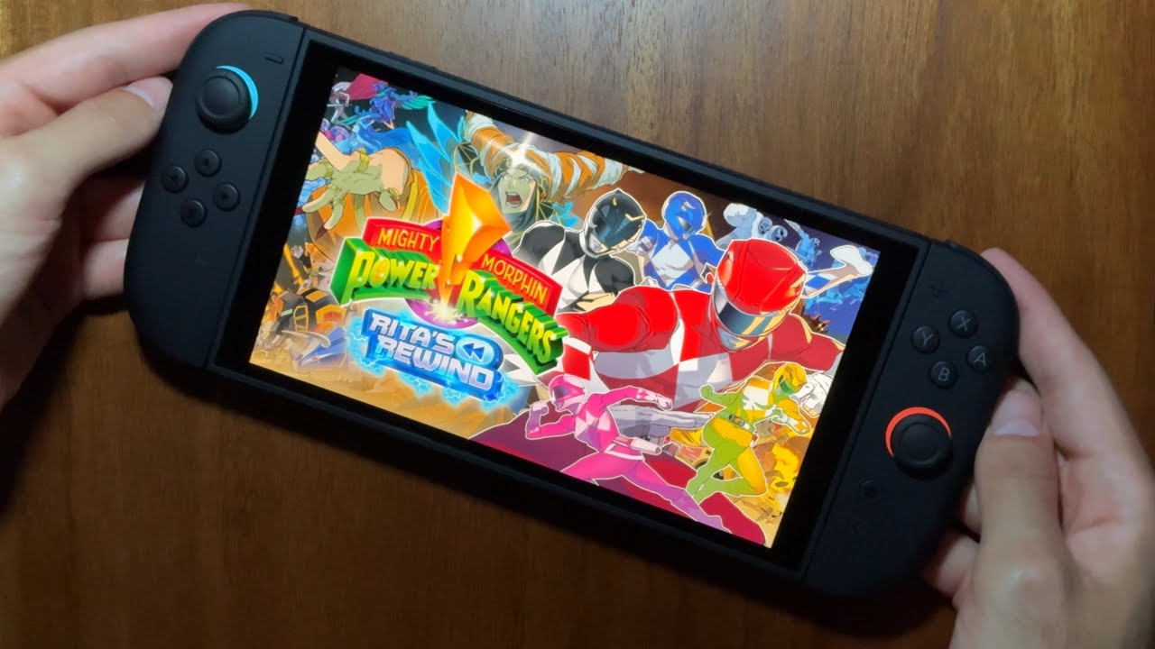 Mighty Morphin Power Rangers: Rita's Rewind (Handheld) Nintendo Switch 2 Gameplay