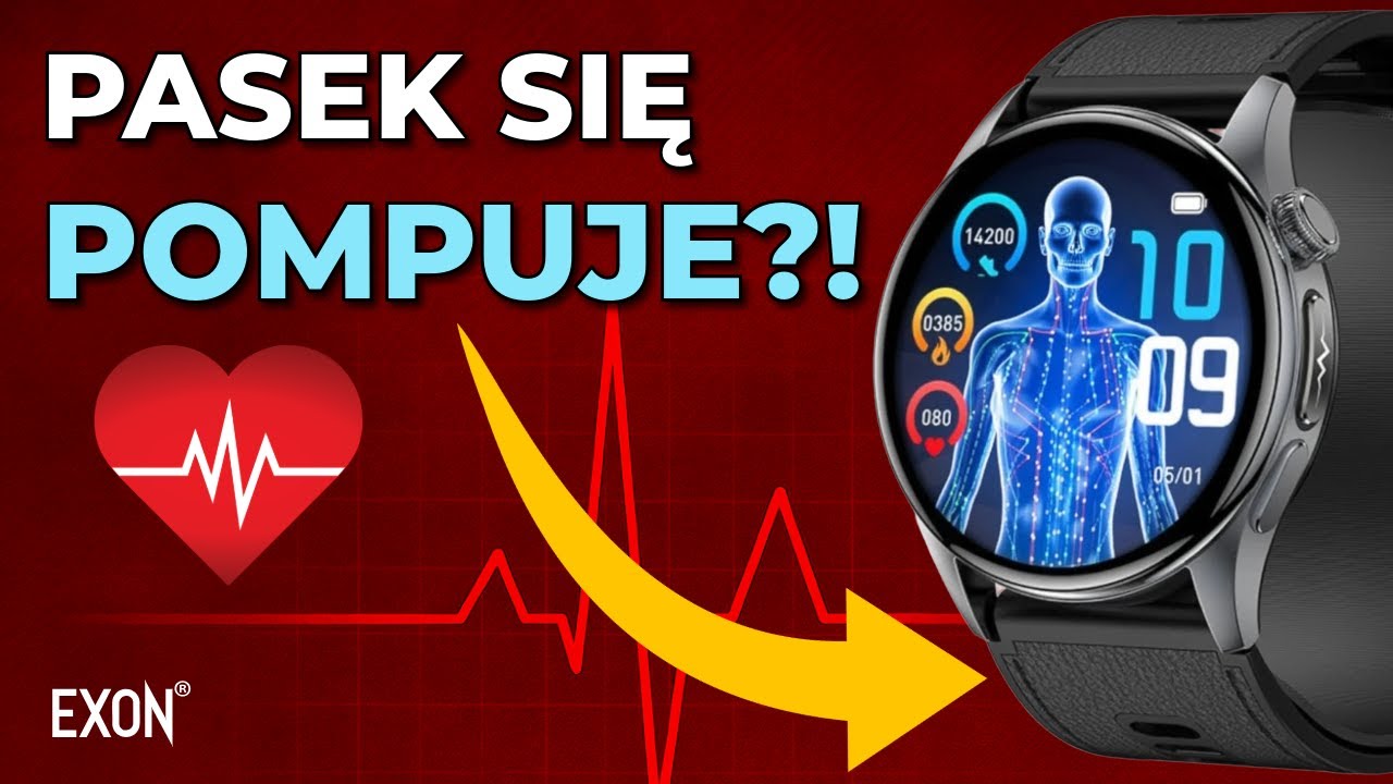 Pompuje pasek?! &ndash; EXON Alvio Kardiowatch | EKG 30 s &ndash; jak działa pomiar serca + co w zestawie | test