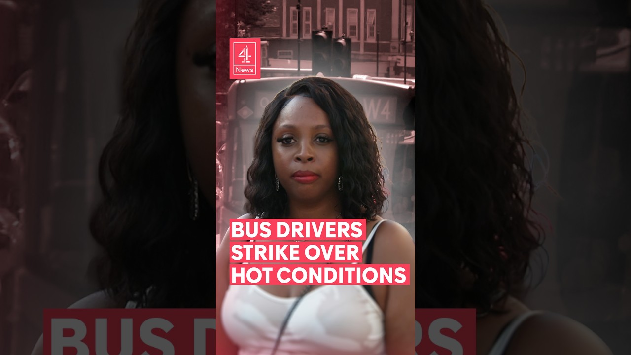 Bus drivers on strike over heatwave working conditions