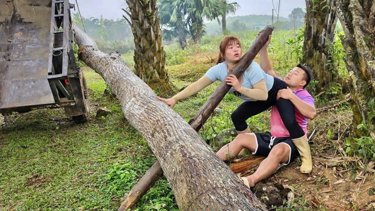 Help her up, don't just sit there.