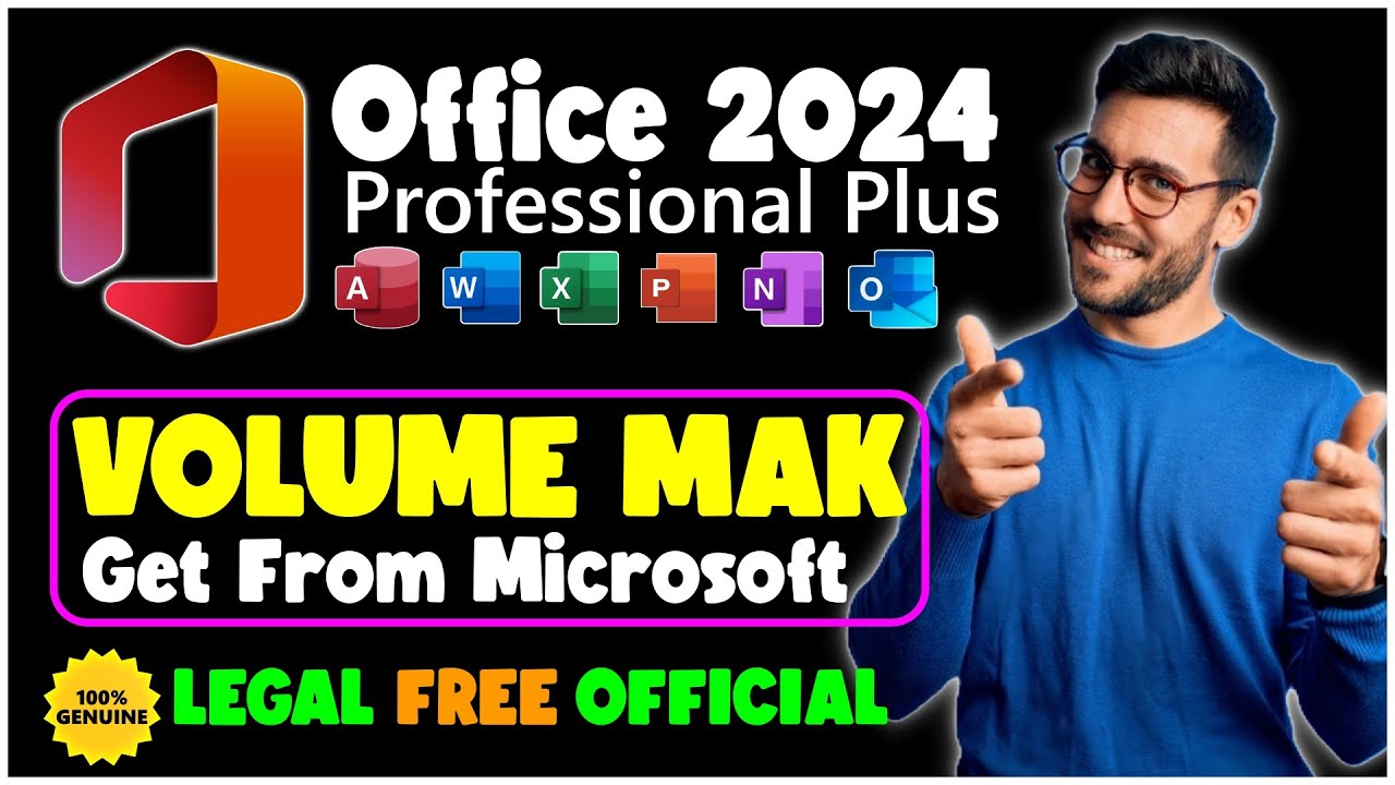 How to Install Microsoft Office 2024 Professional Plus Volume MAK Free (Legally & Safely)✅ Guide