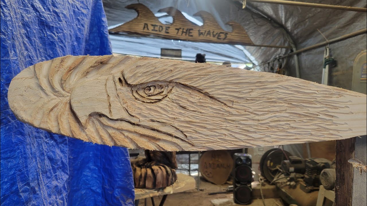 How to use a Projector for wood carving paddles.