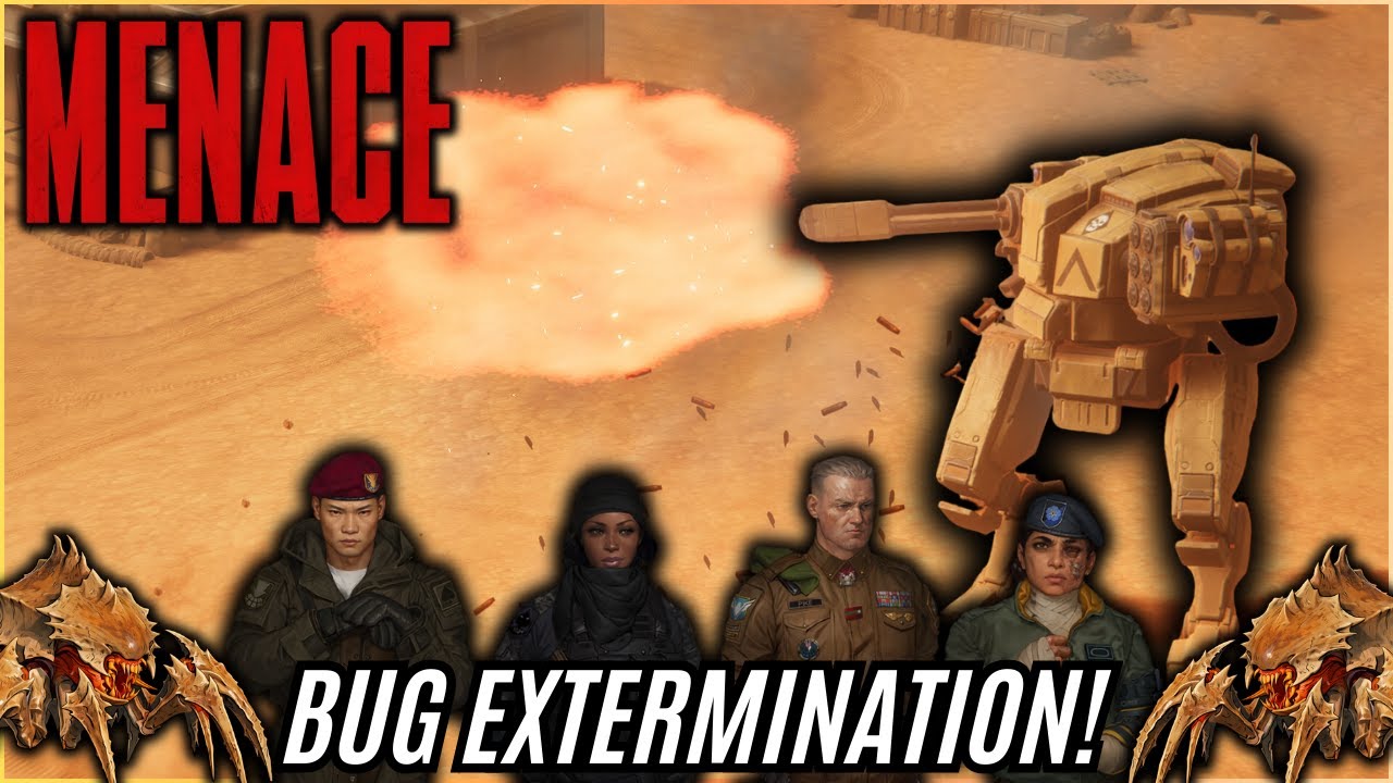 MENACE New Early Access Gameplay | Operation Bug Extermination