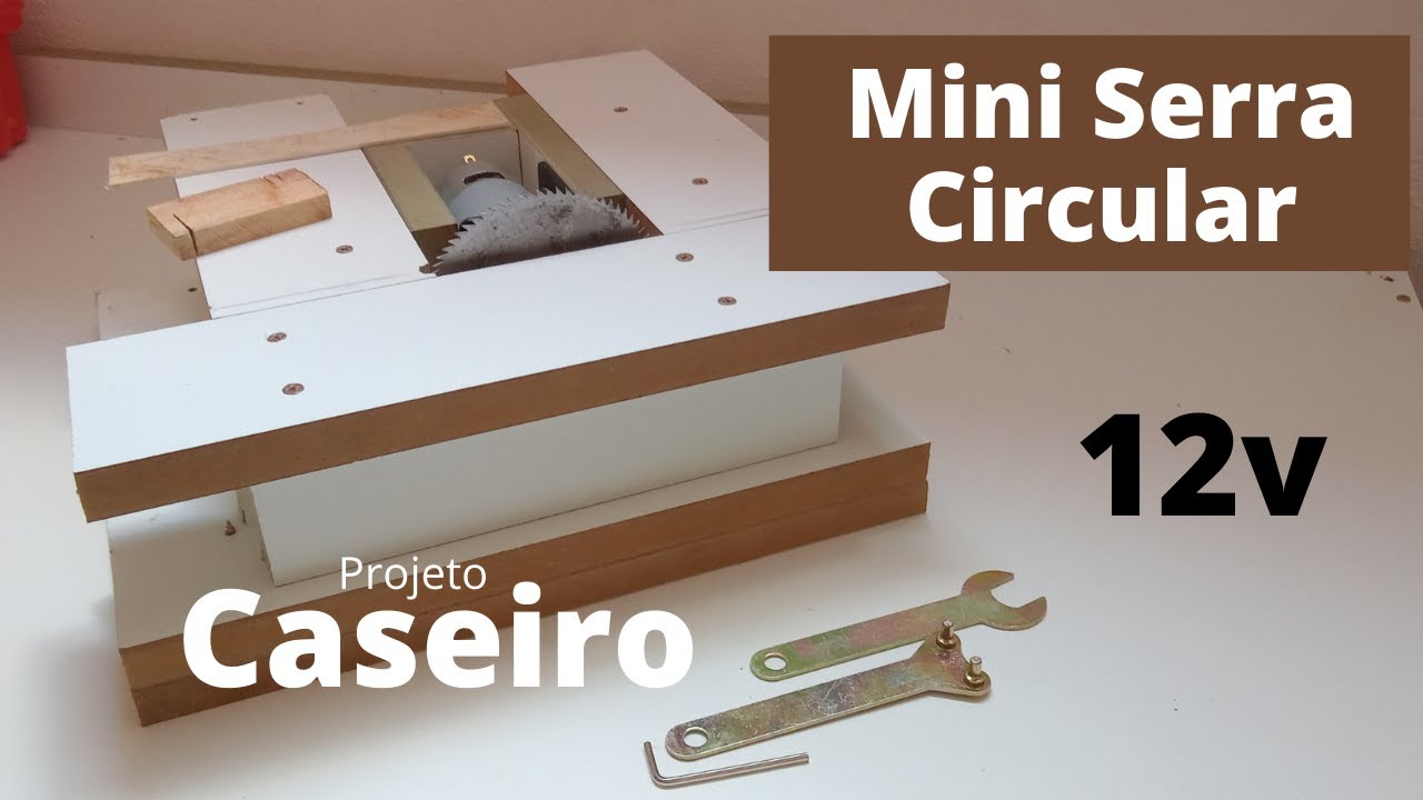 Mini serra circular 12v caseira com motor 775 - Parte 1