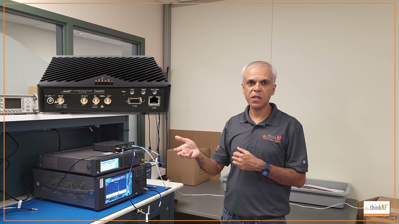 thinkRF D4000 RF Downconverter / Tuner Demo