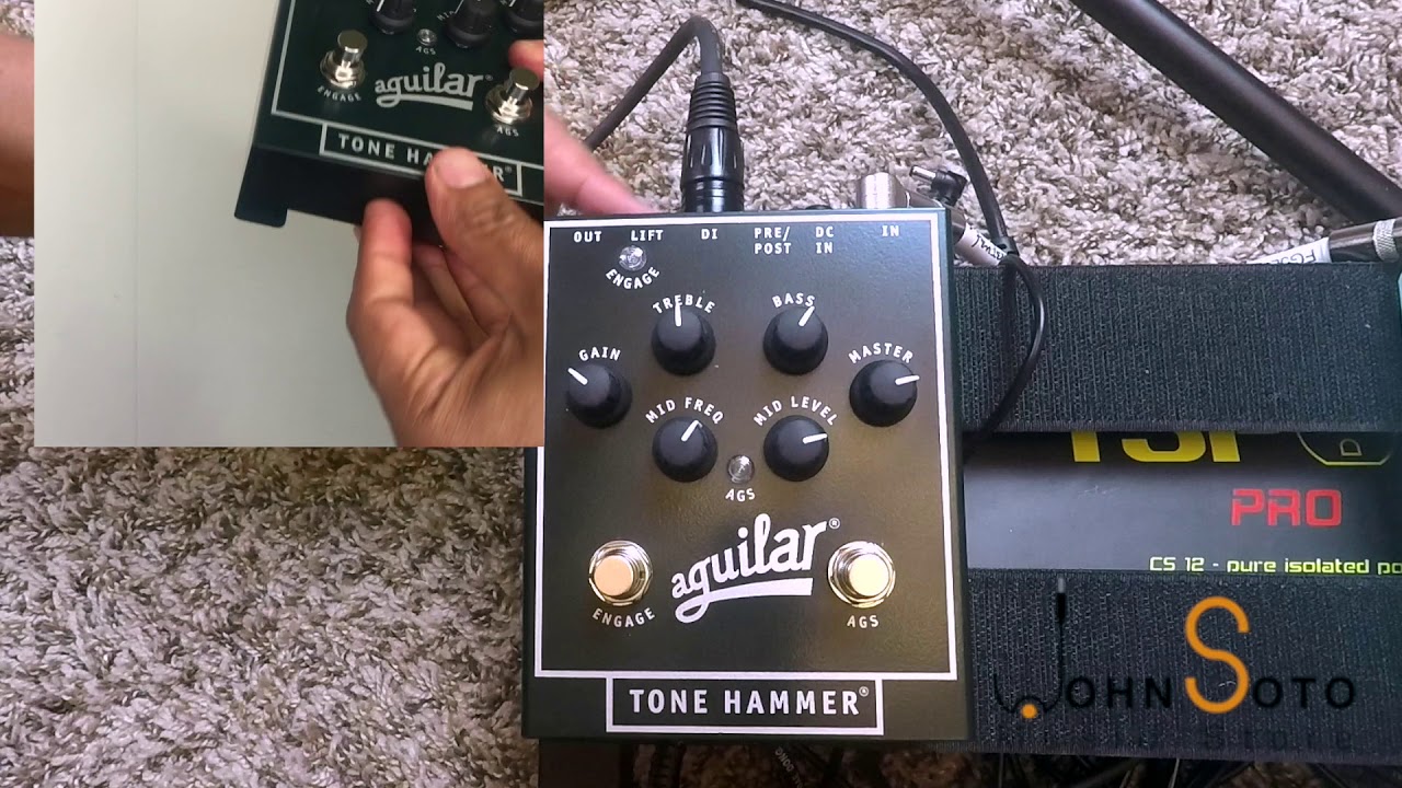 Preamplificador Para Bajo - Aguilar Tone Hammer Preamp/DI - (English subtitles)