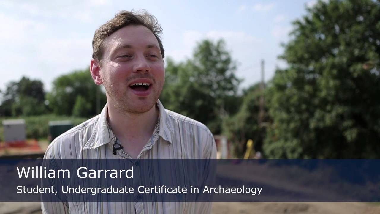 The archaeology training excavation at Dorchester-on-Thames