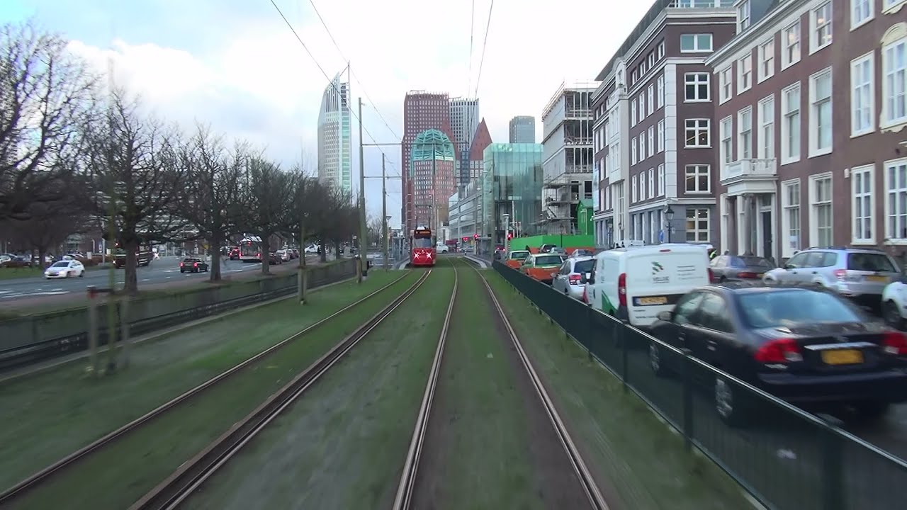 HTM tramlijn 9 Scheveningen Noorderstrand - Vrederust | GTL8 3080