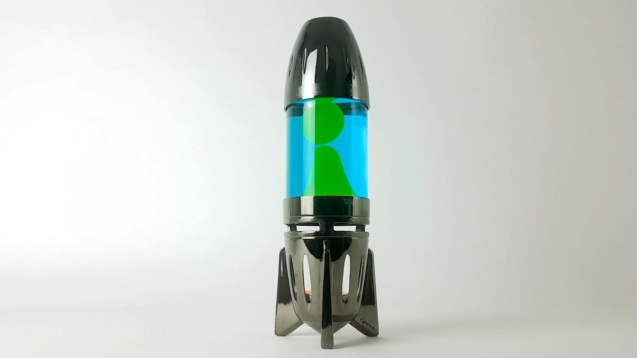 Mathmos Fireflow Candle Powered Black Lava Lamp