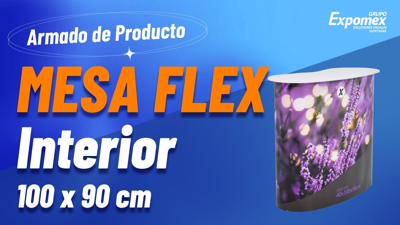 Armado de Producto: Mesa Promocional Flex🛠️  |  @grupoexpomex
