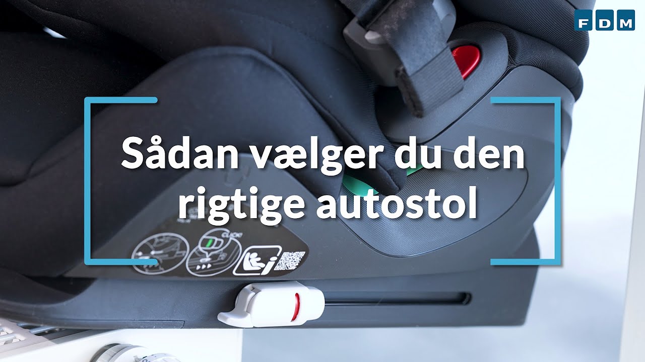 Sådan vælger du den rigtige autostol