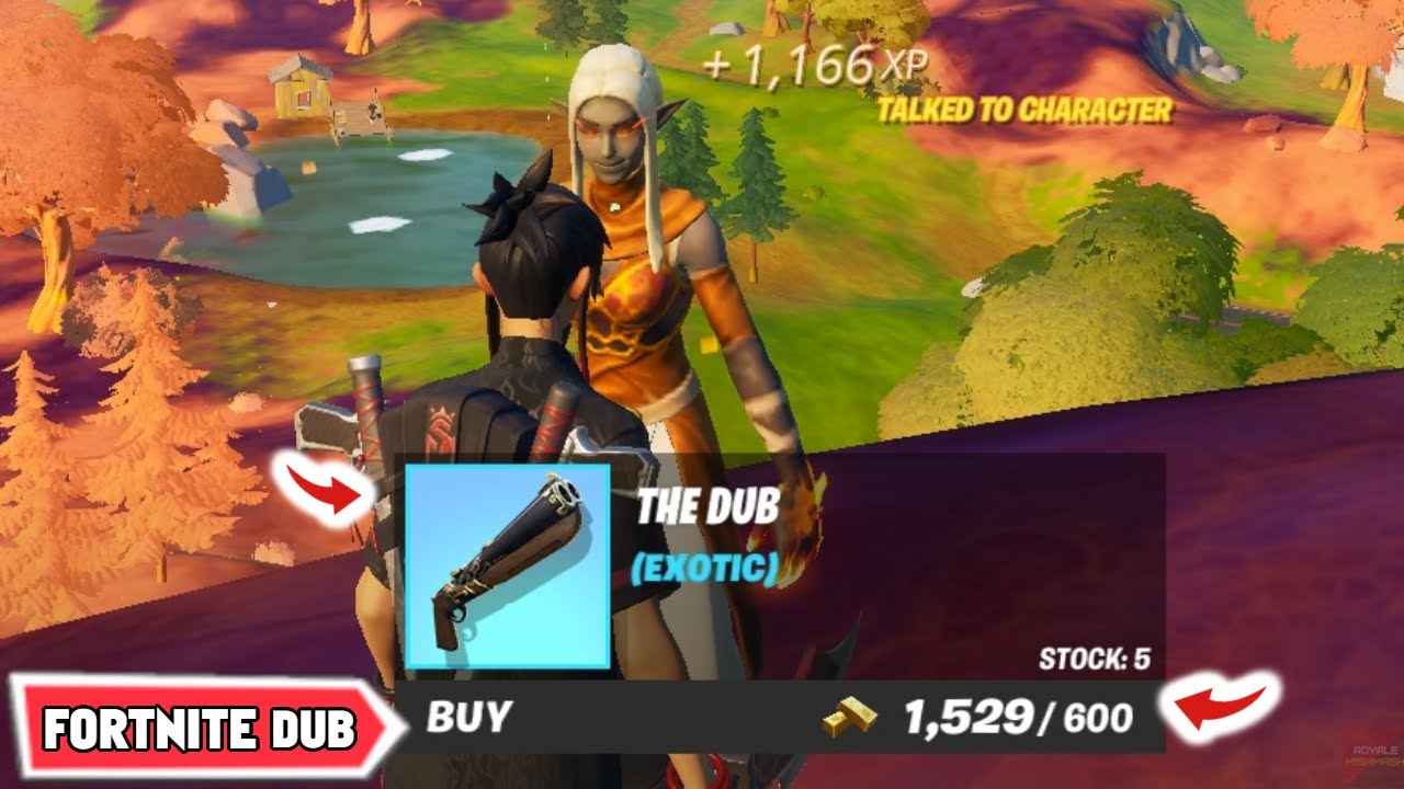 How to get DUB SHOTGUN in Fortnite Season 8! Ember NPC 25 Location Guide!