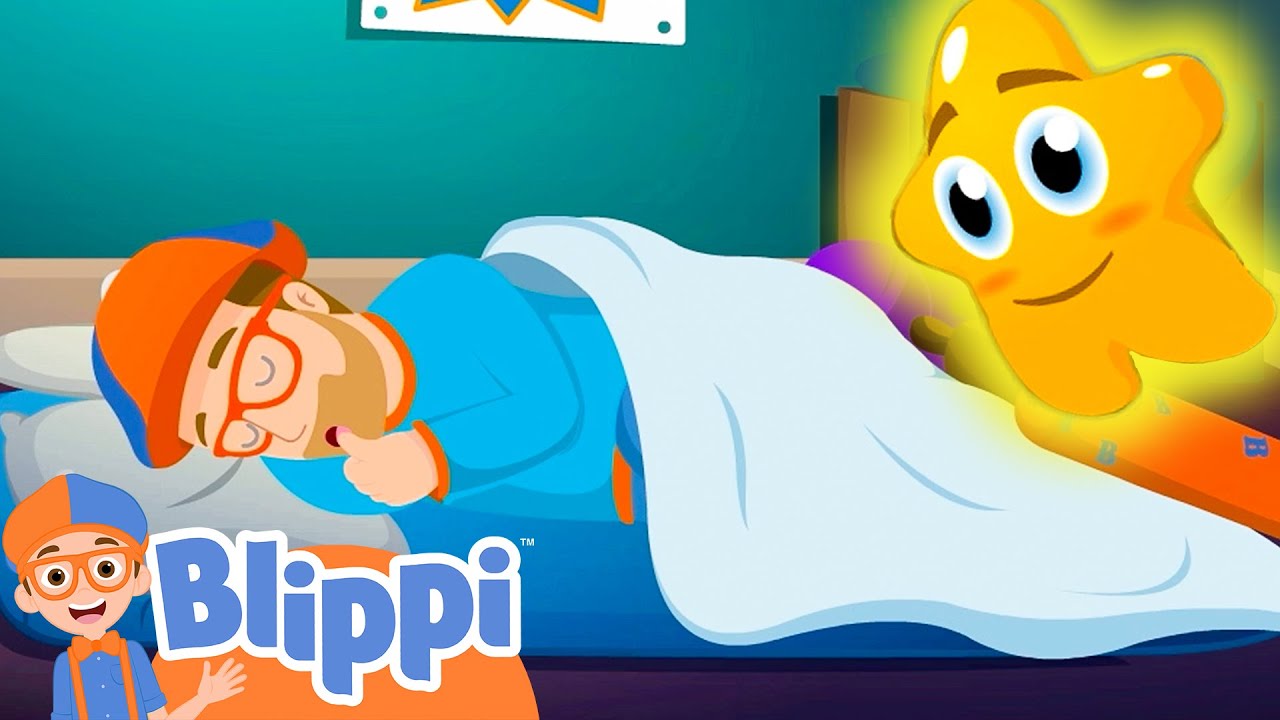 Twinkle Twinkle Little Star | Classic Blippi Bedtime Lullabies