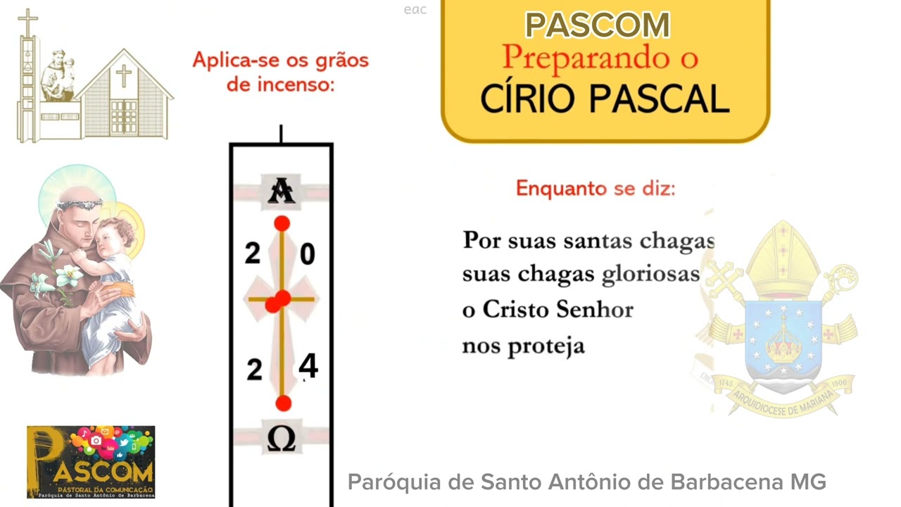 Prepara&ccedil;&atilde;o para o Cirio Pascal e seus significados