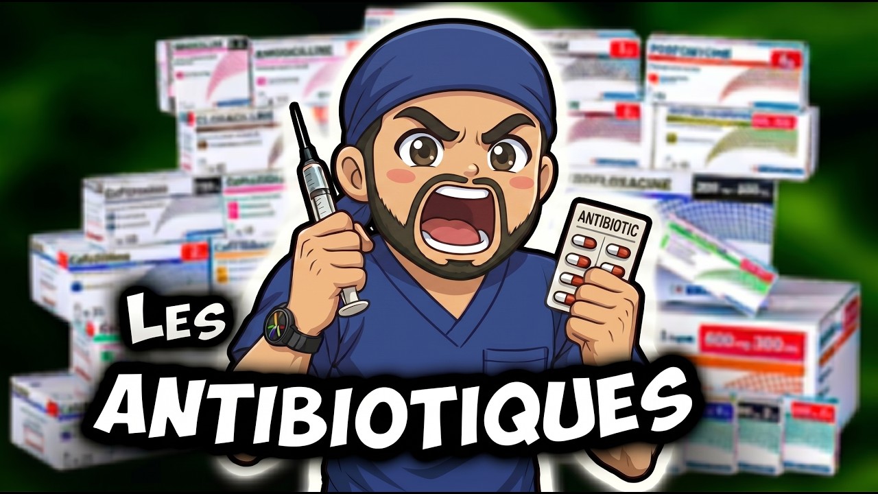 Comprendre les ANTIBIOTIQUES : Pharmacologie et Résistance 💊