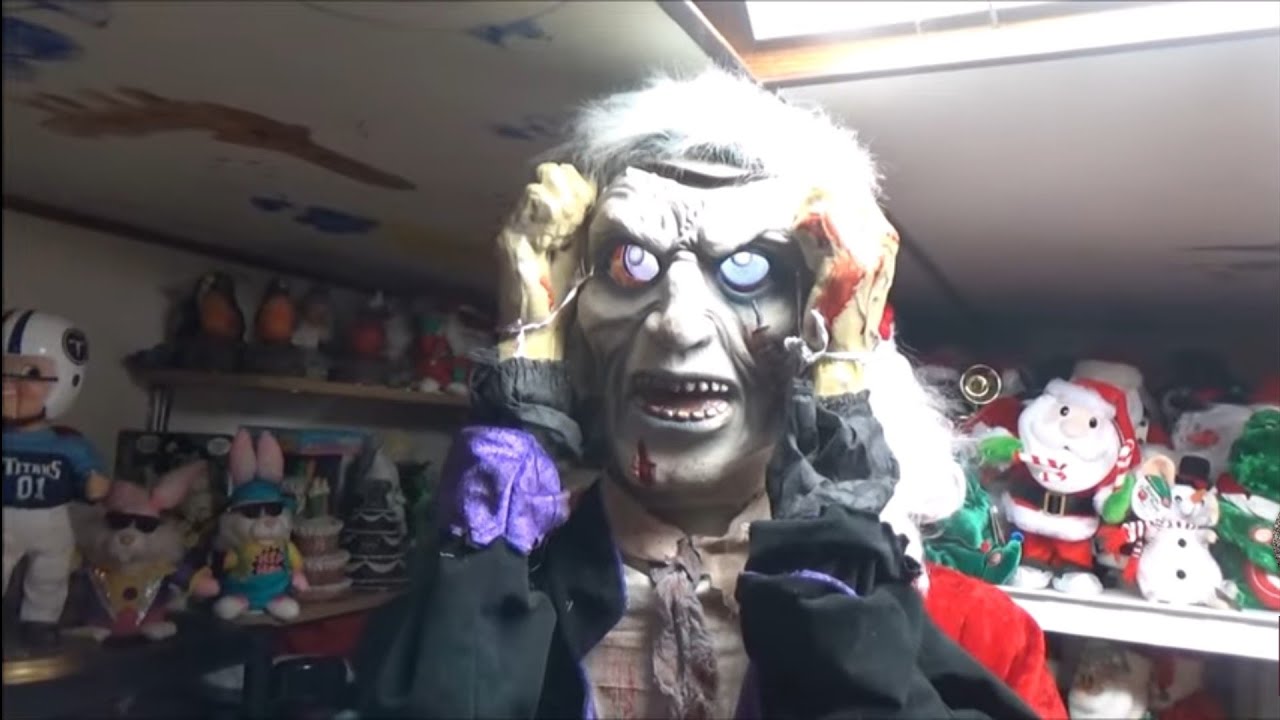 Magic Power Halloween Face Ripper and Heads up Harry Animatronic