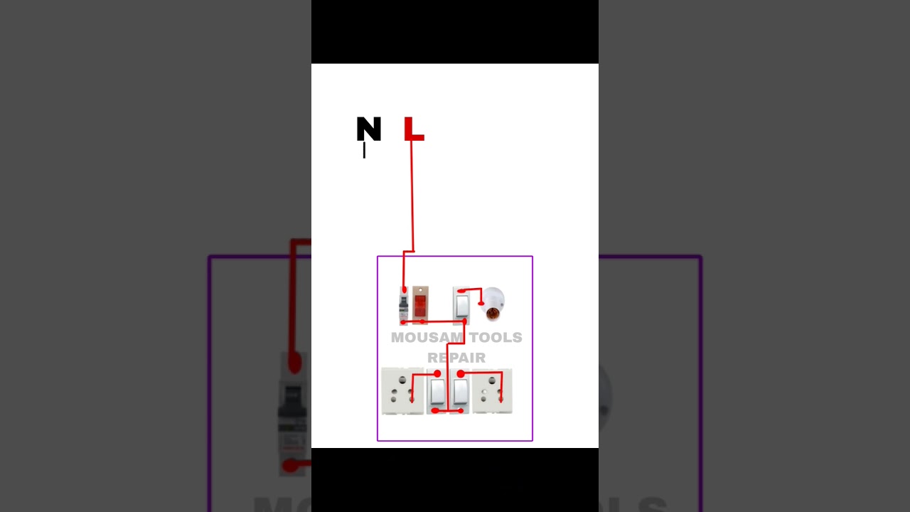 switch board connection wiring | board wiring | #connection#electricalwiring#boardwiring#shortfeed