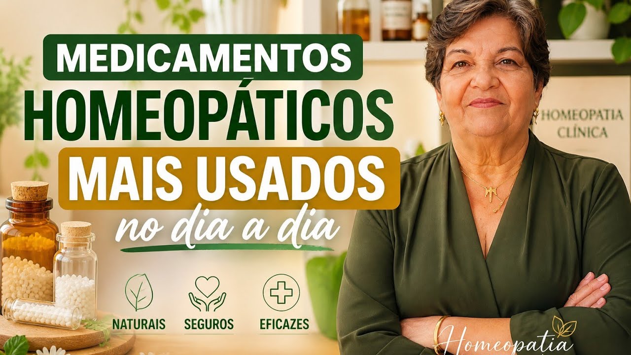 29 - Medicamentos HOMEOPÁTICOS mais usados no dia a dia 