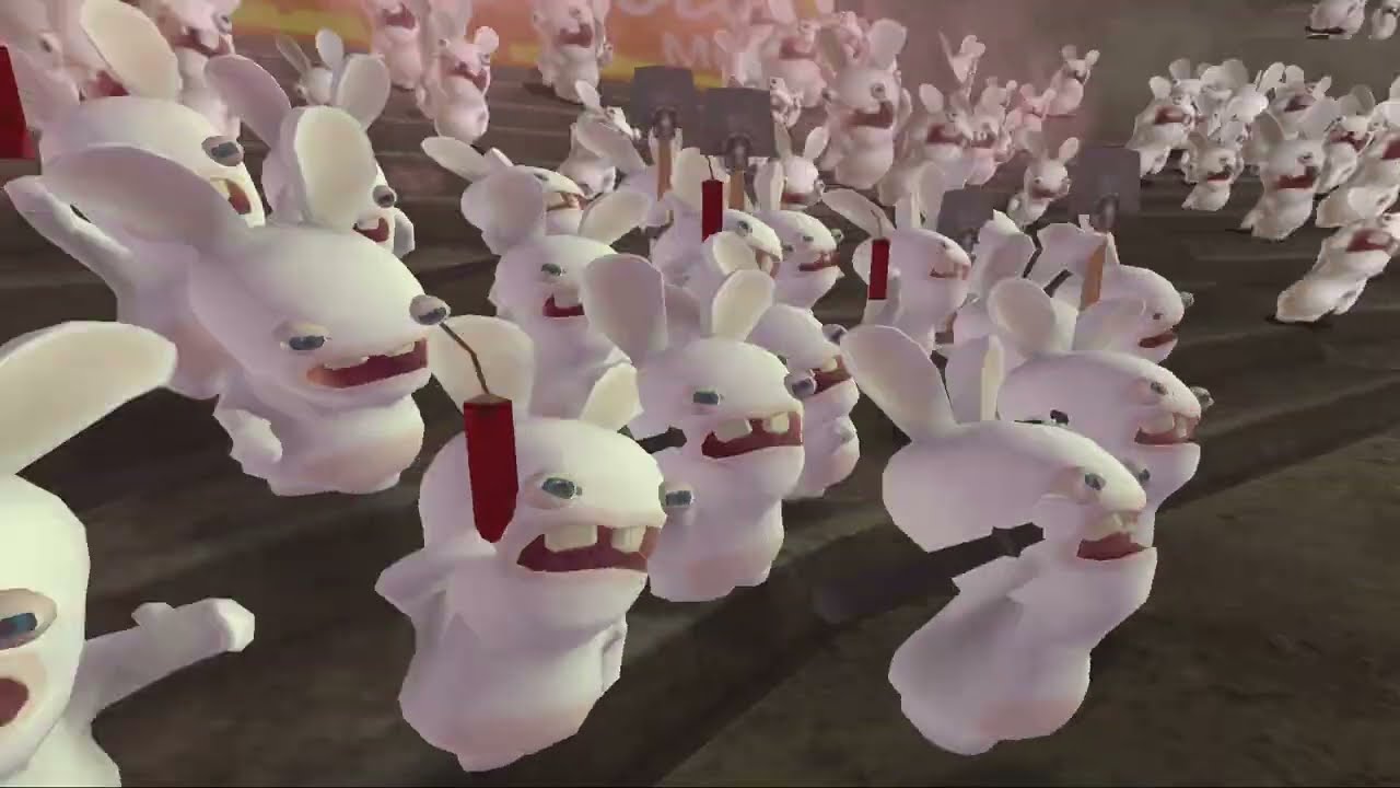 Rayman Raving Rabbids Pc gameplay 1