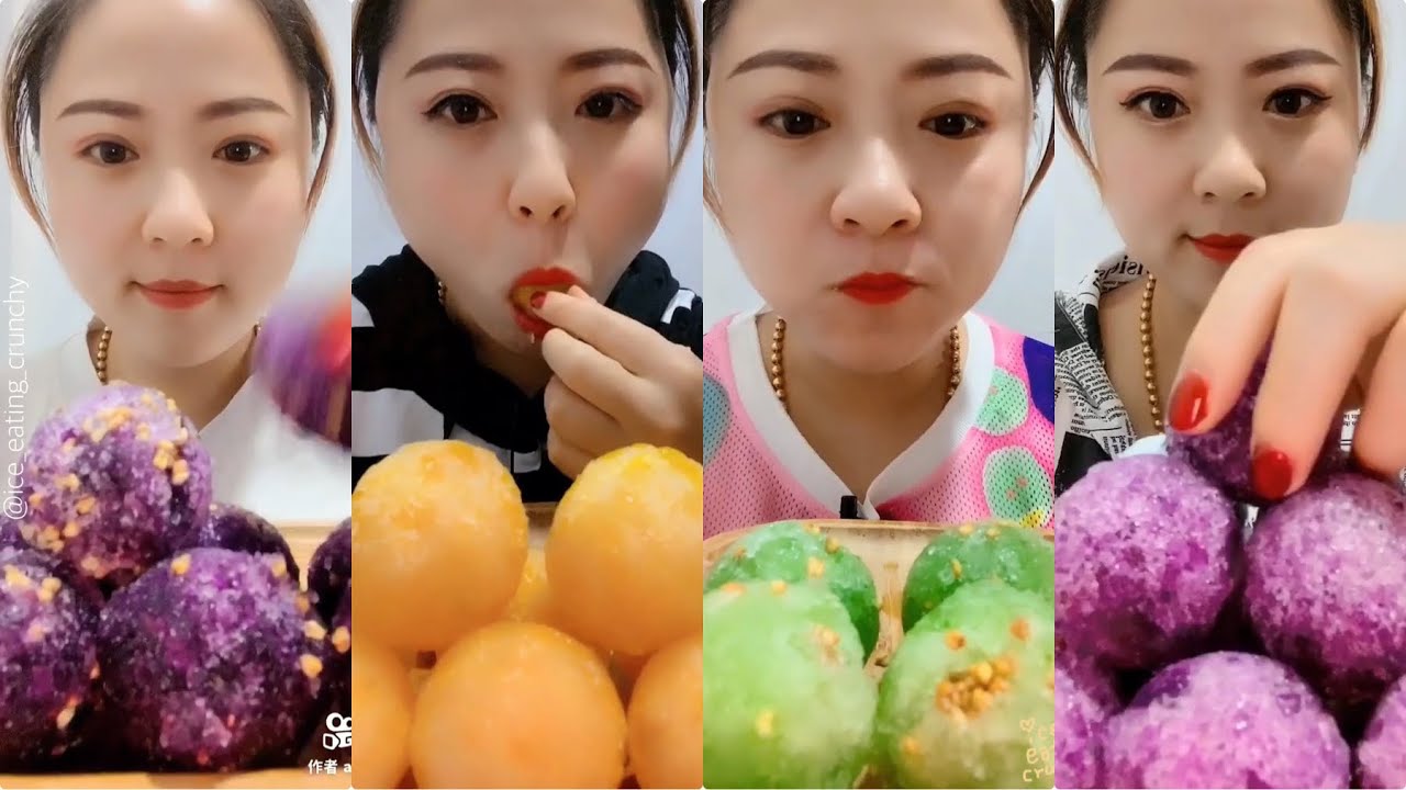 27 minutes colorful crushed ice balls compilation