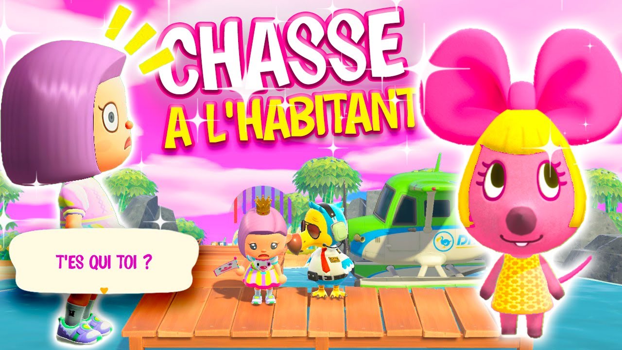CHASSE Á L'HABITANT ANIMAL CROSSING : C'EST QUI ELLE ? #ACNH