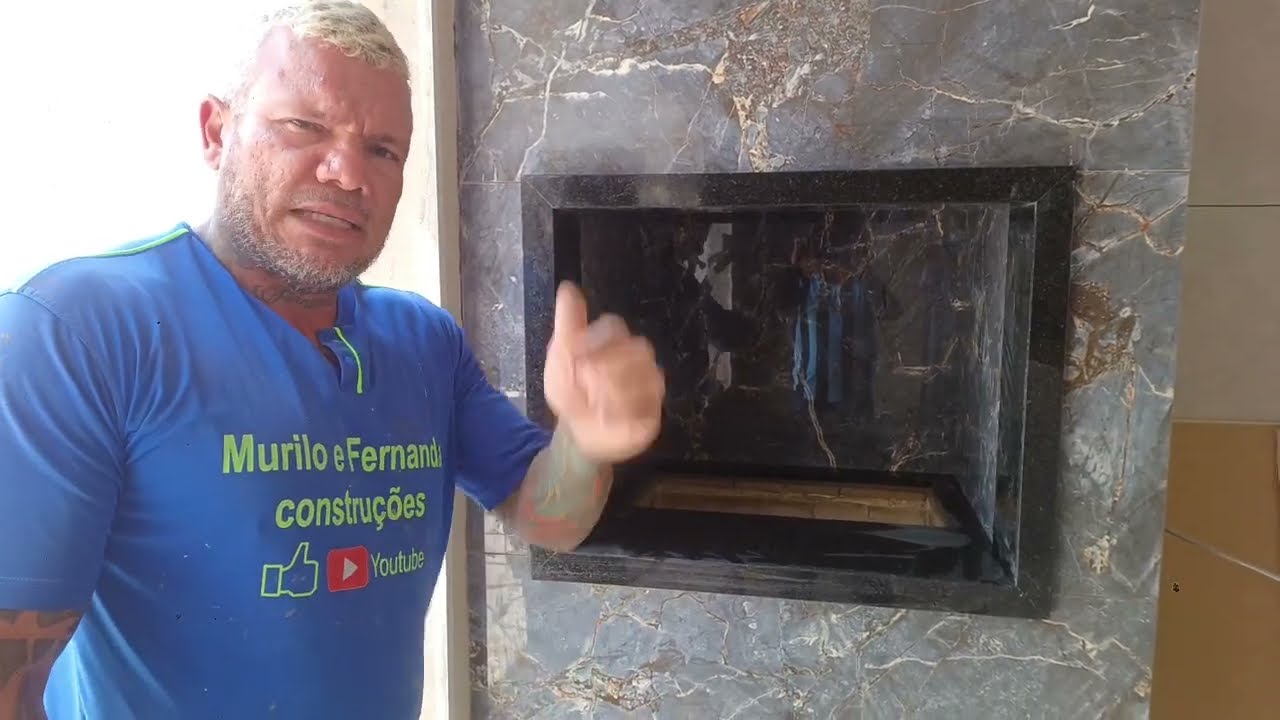 Instalação boca churrasqueira e revestimento boca