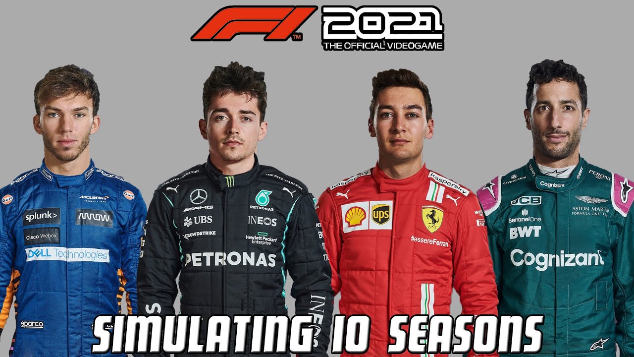 F1 2021 - Simulating 10 Seasons of My Team Career!