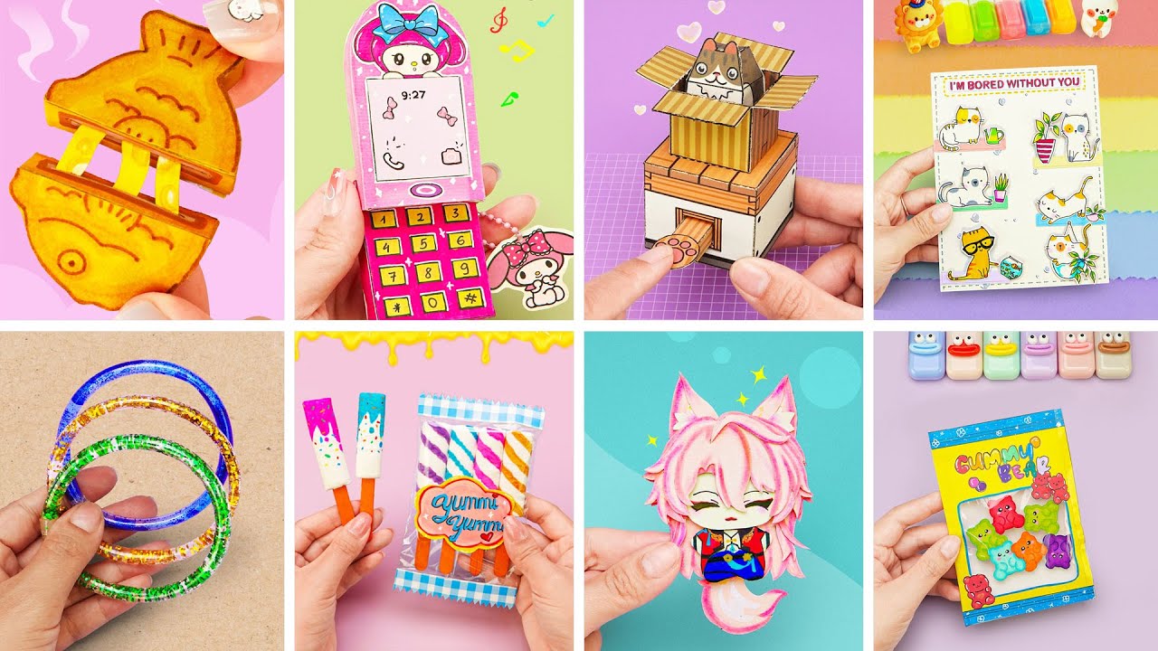 TOP 20 Easy DIY Paper KUROMI Craft Ideas You can Make in class 🎨 Tiny DIY Craft