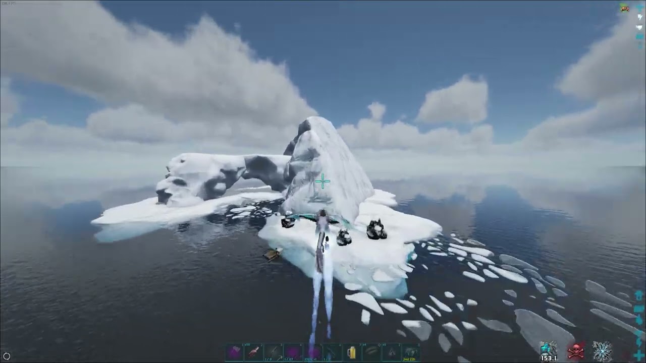 ARK Official PVP |  I RAID AN UNDERWATER CAVE ON MAP ISLAND E8.