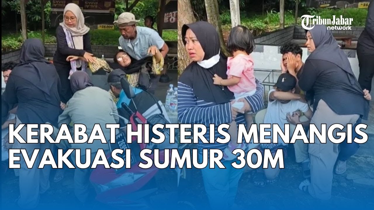 30 Meter! Evakuasi Dramatis Warga Terperosok Sumur, Kerabat Histeris