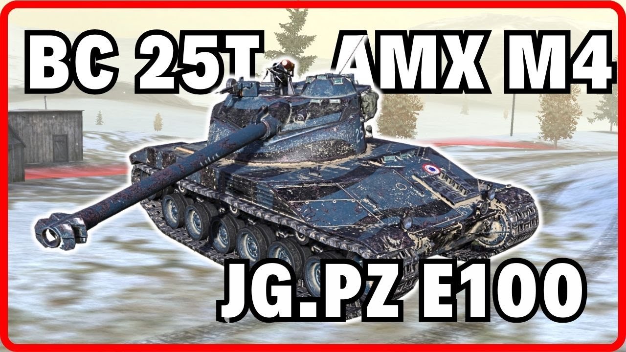 B-C 25t 9.4k Dmg • AMX M4 6.2k Dmg • Jg.Pz E100 7k Dmg ⦿ WOT Blitz Best Mastery Replay