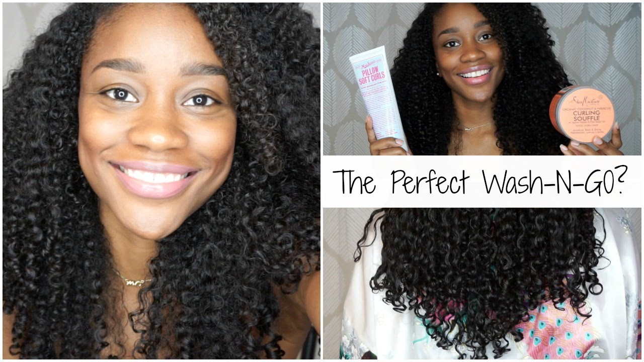 The Perfect Wash And Go? Miss Jessie's & Shea Moisture Product Demo + Review