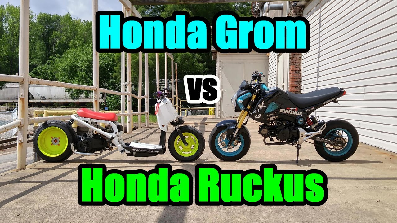 Honda Grom VS Honda Ruckus Part 2
