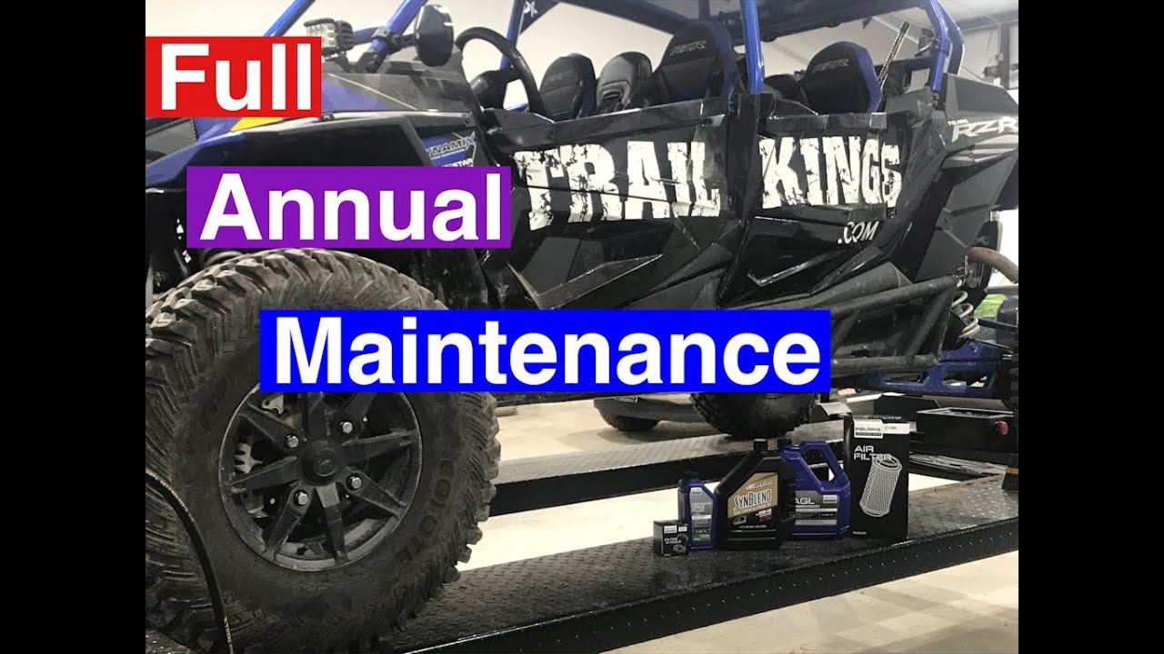 Trail Kings 4 STEPS for a Full Service Maintenance on a Turbo S (Pro-Tip for how often per year)