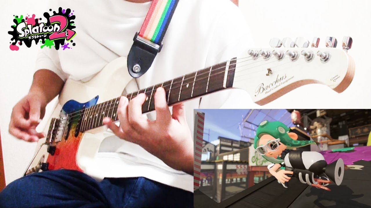 【スプラトゥーン２】「エントロピカル」弾いてみた【ギター】