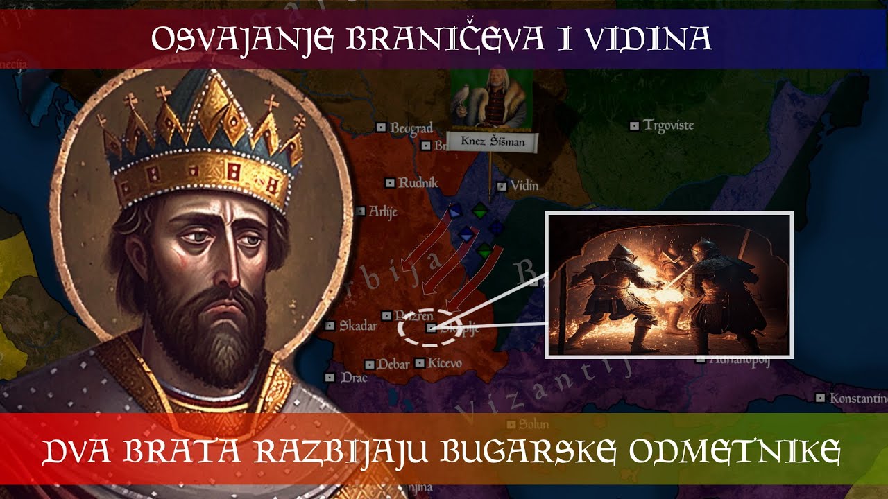 BORBE KRALJA MILUTINA SA BUGARIMA I TATARIMA - USPON DRAGUTINA